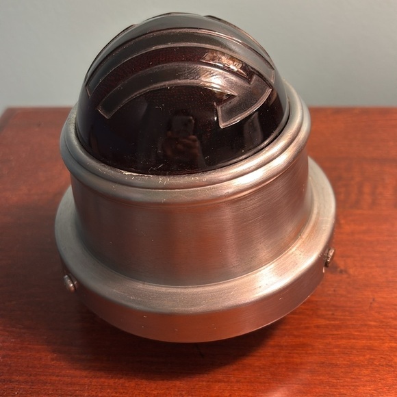 Vintage Wall Mount Red Glass EXIT Light Circa 1920-30’s - Picture 4 of 8